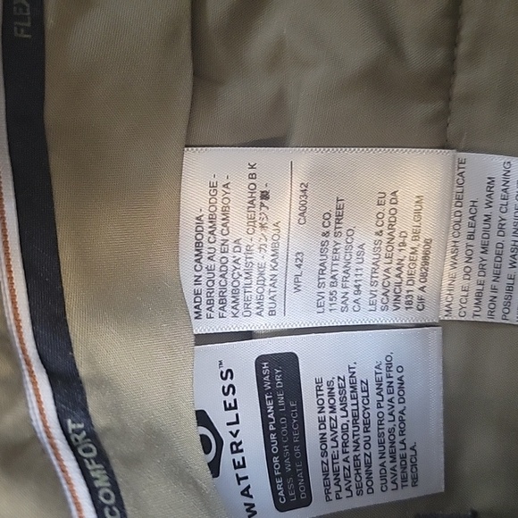 NEW Dockers Signature Khaki Slim Fit Pants Comfort Waistband 30x32 Charcoal BD1 - Picture 4 of 7